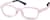 Angle view of Kids' Flexible Rectangle Glasses 2038519 in Pink thumbnail