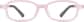 Front view of Kids' Flexible Oval Glasses 2038519 in Pink thumbnail