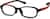 Angle view of Kids' Flexible Rectangle Glasses 2038521 in Black thumbnail
