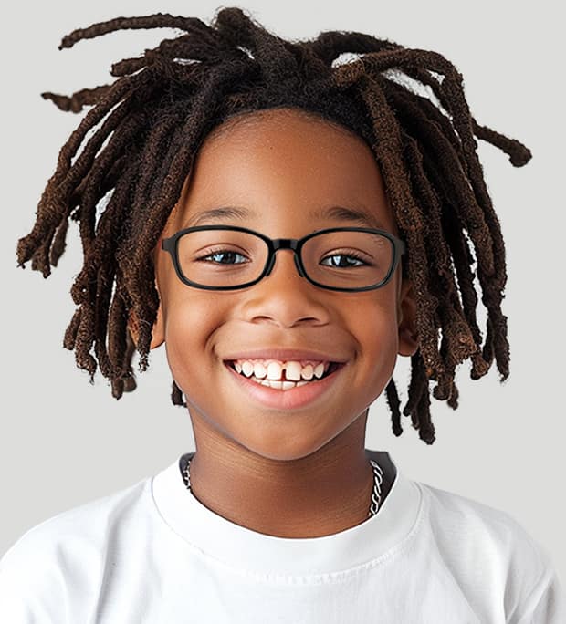 Image of Kids' Flexible Rectangle Glasses