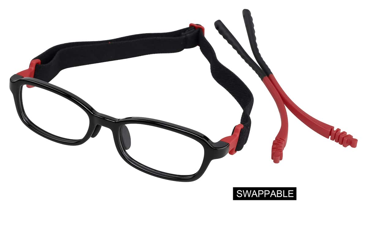 Image of Kids' Flexible Rectangle Glasses