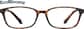 Front view of Flores Glasses 2038925 in Tortoiseshell thumbnail