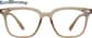 Front view of Andaman Kid's Glasses 2039015 in Brown thumbnail