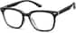 Angle view of Andaman Kid's Glasses 2039021 in Black thumbnail