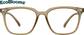 Front view of Andaman Glasses 2039115 in Brown thumbnail