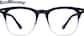 Front view of Bering Kid's Glasses 2039216 in Blue thumbnail
