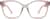 Front view of Square Glasses 2039519 in Pink thumbnail