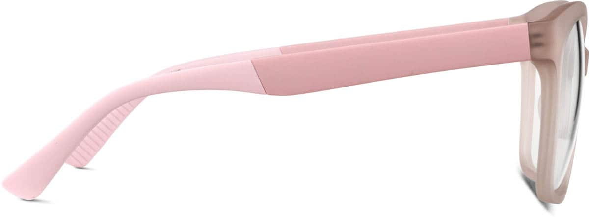 Side view of Square Glasses 2039519 in Pink