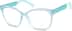 Square Glasses 2039524 in Blue