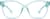 Front view of Square Glasses 2039524 in Blue thumbnail