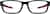 Front view of Rectangle Glasses 2039821 in Black thumbnail