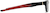 Side view of Rectangle Glasses 2039821 in Black thumbnail