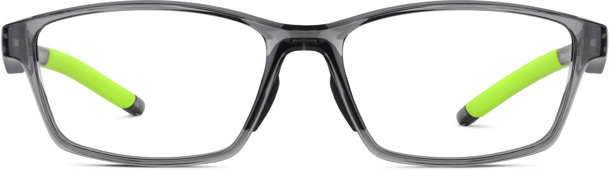 Gray Rectangle Glasses