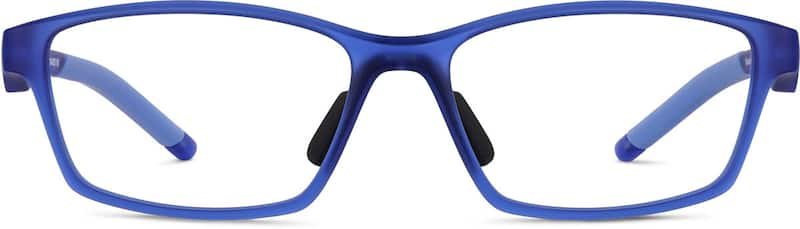 Blue Rectangle Glasses