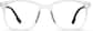 Front view of Buzzer Beater Glasses 2040123 in Translucent thumbnail