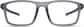 Front view of Hustle Game Glasses 2040312 in Gray thumbnail