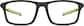 Front view of Hustle Game Glasses 2040321 in Black thumbnail