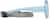 Side view of Kids' Square Glasses 2040516 in Blue thumbnail