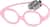 Angle view of Kids' Square Glasses 2040519 in Pink thumbnail