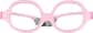 Front view of Kids' Round Glasses 2040519 in Pink thumbnail