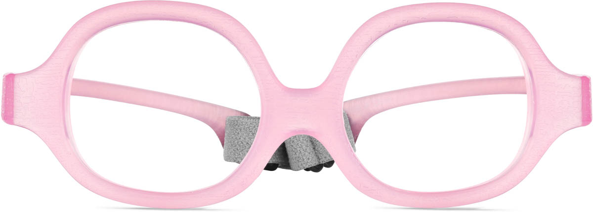 Pink Kids' Round Glasses