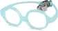 Angle view of Kids' Round Glasses 2040524 in Blue thumbnail