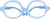 Front view of Kids' Flexible Square Glasses 2040616 in Blue thumbnail