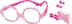 Kids' Flexible Square Glasses 2040619 in Pink