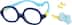Kids' Flexible Square Glasses 2040636 in Blue