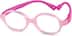 Kids' Flexible Oval Glasses 2040719 in Pink