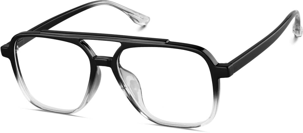 Angle view of Aviator Glasses 2040821 in Black