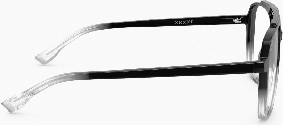Side view of Aviator Glasses 2040821 in Black thumbnail