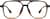 Front view of Aviator Glasses 2040839 in Brown thumbnail