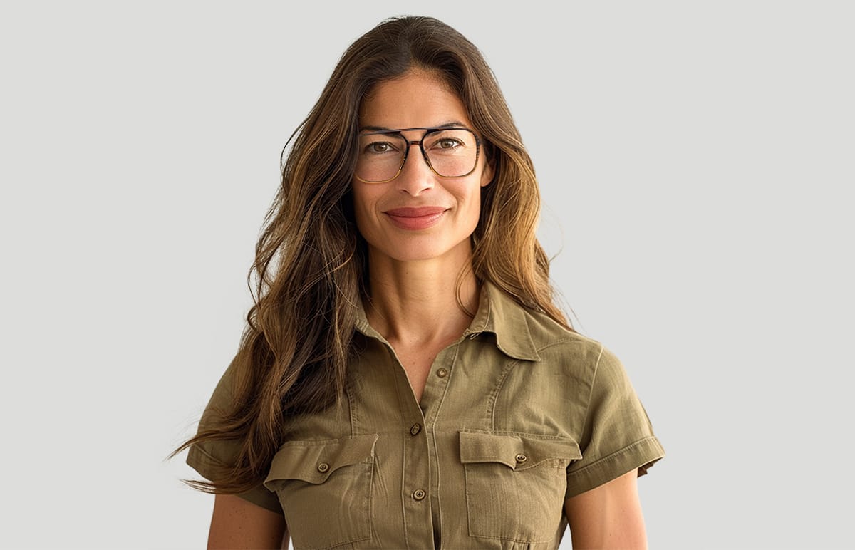 Brown Aviator Glasses 2040839 Zenni Optical