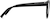 Side view of Cat-Eye Glasses  2040921 in Black thumbnail
