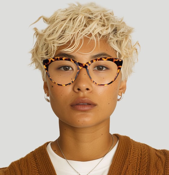 Image of Cat-Eye Glasses 