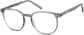 Angle view of Square Glasses 2041312 in Gray thumbnail