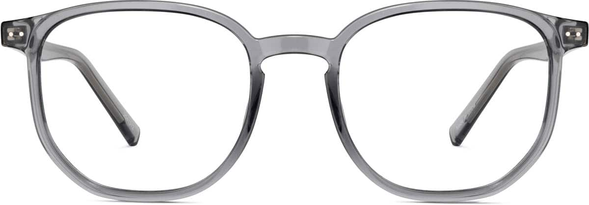 Front view of Square Glasses 2041312 in Gray