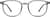 Front view of Square Glasses 2041312 in Gray thumbnail