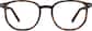 Front view of Square Glasses 2041325 in Tortoiseshell thumbnail