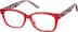 Rectangle Glasses 2041518 in Red