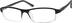 Rectangle Glasses 204221 in Black