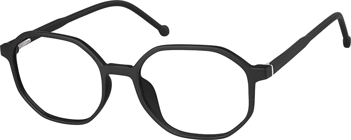Gray Geometric Glasses #2042212 | Zenni Optical