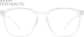 Front view of Geometric Glasses 2042423 in Cloud thumbnail