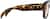 Side view of Rectangle Glasses 2042525 in Tortoiseshell thumbnail
