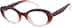 Oval Glasses 2043018 in Red