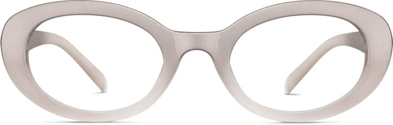 Cream Oval Glasses