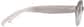Side view of Oval Glasses 2043033 in Cream thumbnail