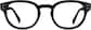 Front view of Legend Glasses 2043221 in Black thumbnail
