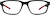 Front view of Bold Legacy Glasses 2043321 in Black thumbnail